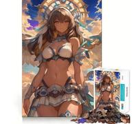 Rompecabezas de 1000 Piezas con diseño de Chica Anime angelical,Juguete Que desafía la Mente,Troquelado de Alta precisión,Divertido desafío para Pasar el Tiempo (38x26cm)