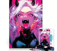 Rompecabezas de 1000 Piezas con diseño de Chica Anime futurista y Adorable Juguete Creativo con Cierre Seguro y sin Piezas Sueltas Actividad Ideal para Compartir en Familia (38x52cm)