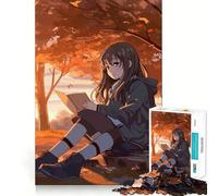 Rompecabezas de 1000 Piezas con diseño de Chica Anime,Juguete Que desafía la Mente,Troquelado de Alta precisión,Divertido Reto para Pasar el Tiempo (38x26cm)