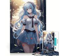 Rompecabezas de 1000 Piezas con diseño de Chica Anime para Adultos Divertido,Ideal para Entrenar la Mente Piezas sin Rebabas y de Corte Limpio Una Actividad entrañable para Compartir en Familia