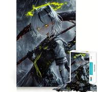 Rompecabezas de 1000 Piezas con diseño de Chica Anime y guadaña Diversión para Entrenar la Mente Encaja Perfectamente sin Huecos Actividad para Compartir con Seres Queridos (50x75cm)