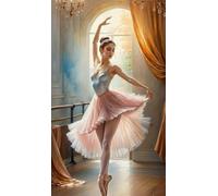 Rompecabezas de 1000 piezas con diseño de chica de ballet, rompecabezas muy desafiante para adultos e informal, cada pieza es única, la tecnología Softclick significa que las piezas encajan