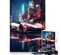 Rompecabezas de 1000 Piezas con diseño de Coche Cyberpunk tuneado, Ideal para Adolescentes, ejercita la Memoria, estimula el sueño Relajarse Festivo (38x26cm)