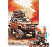 Rompecabezas de 1000 Piezas con diseño de Coche de Carretera para Adolescentes Juguete para ejercitar la Mente Juego de Mesa en Grupo Arte y Montaje Regalo clásico (38x52cm)