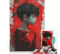 Rompecabezas de 1000 Piezas con diseño de corazón Grafiti y Arte Callejero Juguetes para armar desafío difícil con Piezas de Formas aleatorias Que encajan Perfectamente 50x75cm