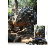 Rompecabezas de 1000 Piezas con diseño de Dinosaurio monstruoso con púas en el Bosque, Ideal para Adultos y Adolescentes Juguete Mental Relajante Regalo conmovedor 38x26cm