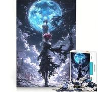 Rompecabezas de 1000 Piezas con diseño de Faro y Chica Anime Juegos educativos decoración Perfecta cumpleaños y Navidad 38x26cm