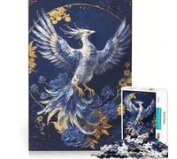 Rompecabezas de 1000 Piezas con diseño de Fénix Renacido de Porcelana Juego Familiar Actividades Divertidas en casa cumpleaños y Navidad 50x75cm