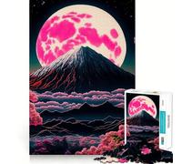 Rompecabezas de 1000 Piezas con diseño de Flor de Cerezo de Japón Juego mágico,preciso y Divertido para desarrollar la Mente Ideal para Momentos de Paz y Tranquilidad Navidad