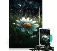 Rompecabezas de 1000 Piezas con diseño de Flor de manzanilla,Ideal para divertirse y desarrollar la Mente Un Juego Tranquilo para Relajarse Regalo de cumpleaños (50x75cm)