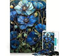 Rompecabezas de 1000 Piezas con diseño de Flor Dorada de Estilo Art Nouveau para Adolescentes Ideal para estimular la Memoria Reducir el estrés y Crear un Rompecabezas de Corte Suave Regalo artístico
