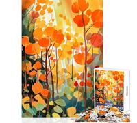 Rompecabezas de 1000 Piezas con diseño de Flores abstractas Ideal para Hacer tú Mismo Mujeres y Hombres Ideal como Juego Educativo para fomentar el Amor en Pareja tamaño 50x75cm