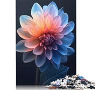 Rompecabezas de 1000 Piezas con diseño de Flores realistas, Rompecabezas Cuadrados para Adultos y Rompecabezas de Papel para decoración del hogar, 1000 Piezas (75 x 50 cm)