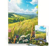 Rompecabezas de 1000 Piezas con diseño de Flores Silvestres Estilo Anime para Adolescentes Ideal para Entrenar la Mente y Practicar la evasión Bordes definidos Regalo de Temporada (50x75cm)