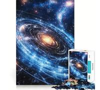 Rompecabezas de 1000 Piezas con diseño de Galaxia Espiral para Adultos y Adolescentes Juguete para el Tiempo Libre Decoración de Pared con Bordes precisos 38x26cm