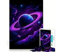 Rompecabezas de 1000 Piezas con diseño de Galaxia púrpura para Adolescentes Refuerza la Memoria, Proporciona Momentos de Paz y es un Regalo clásico (50x75cm)