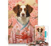 Rompecabezas de 1000 Piezas con diseño de Geisha de bretón Juego de Habilidad Mental Divertido y preciso Ideal para Relajarse o como Regalo Festivo (50x75cm)