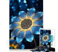 Rompecabezas de 1000 Piezas con diseño de Girasol, Corte preciso, Arte, lógica, Juego Relajante, Regalo Divertido de cumpleaños (38x26cm)
