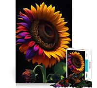 Rompecabezas de 1000 Piezas con diseño de Girasol para Adolescentes Juego Inteligente para fomentar la convivencia y Crear una Obra de Arte 38x26cm