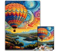 Rompecabezas de 1000 Piezas con diseño de Globo aerostático, Ideal para Adultos, Adolescentes y niños. Divertido Juego Interactivo para Toda la Familia. 50x75cm/19,68x29,52 Pulgadas.