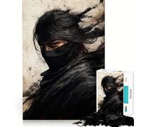 Rompecabezas de 1000 Piezas con diseño de Grafiti de Shadow Warrior para Adolescentes Juguete antiestrés con Corte preciso Lista de Deseos de Santa Claus 38x52cm