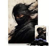 Rompecabezas de 1000 Piezas con diseño de Grafiti de Shadow Warrior para Adolescentes Juguete antiestrés con Corte preciso Lista de Deseos de Santa Claus 38x52cm