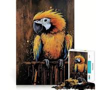 Rompecabezas de 1000 Piezas con diseño de Guacamayo Amarillo Ideal para desarrollar la lógica,el Pensamiento,el Arte del Corte y la Creatividad Relajarse y ejercitar la Mente en casa