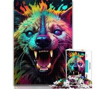 Rompecabezas de 1000 Piezas con diseño de hienas, Ideal para Adolescentes, Juegos educativos, decoración del hogar y Regalos para Toda la Familia, 75x50cm
