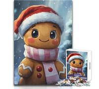 Rompecabezas de 1000 Piezas con diseño de hombrecito de Jengibre para Adolescentes, Divertido Juego cognitivo de Aprendizaje, reflexivo, tamaño 50x75cm