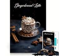 Rompecabezas de 1000 Piezas con diseño de Latte de almendras para Adultos Piensa,Entrena y Juega Cierre Seguro Sin Piezas Sueltas aliviar el estrés (38x52cm)