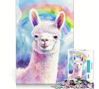 Rompecabezas de 1000 Piezas con diseño de Meme de Alpaca para Adolescentes Juego de Memoria Divertido Componentes Resistentes y fáciles de Transportar (38x52cm)