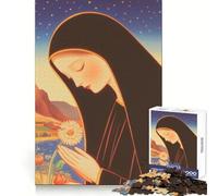 Rompecabezas de 1000 Piezas con diseño de Mujer Adolescente sosteniendo una Flor Mejora la Memoria Ideal para Disfrutar en Cualquier Momento Corte de Calidad cumpleaños (38x26cm)