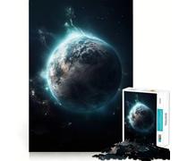 Rompecabezas de 1000 Piezas con diseño de Nebulosa en el Planeta Tierra para Adolescentes Mejora la Memoria, Reduce el estrés y CREA Arte de Pared con Bordes Ajustados (38x26cm)