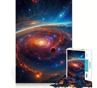 Rompecabezas de 1000 Piezas con diseño de Nebulosa Espacial para Adolescentes Ideal para Mejorar la Memoria, Relajarse y divertirse Corte Firme Regalo Festivo (38x26cm)