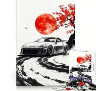 Rompecabezas de 1000 Piezas con diseño de Nissan Z Drifting, Estilo japonés, para Adultos Ideal para Mejorar la Memoria Un pasatiempo Relajante Corte Firme Fiestas (50x75cm)