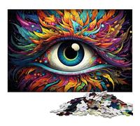 Rompecabezas de 1000 Piezas con diseño de Ojos de fénix para Adultos, Ideal para reuniones Familiares, cumpleaños y festividades 50x75cm/19,68x29,52 Pulgadas.