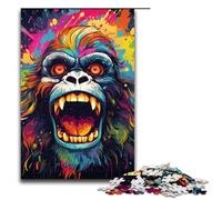 Rompecabezas de 1000 Piezas con diseño de orangután de fantasía Colorido para Adultos Adolescentes de 14 años en adelante 1000 Piezas (75 x 50 cm)
