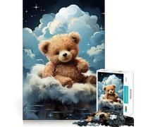 Rompecabezas de 1000 Piezas con diseño de Osito bebé Diversión precisa con articulaciones Juego cognitivo Diversión a Ritmo Lento Juego artístico para cumpleaños (38x52cm)