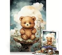 Rompecabezas de 1000 Piezas con diseño de Osito bebé para adultosEstimula la menteUn pasatiempo acogedorUn Regalo Original y práctico(50x75cm)