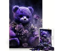 Rompecabezas de 1000 Piezas con diseño de Oso de Peluche no Muerto para Adultos Ideal para el Bienestar Mental, la relajación y como Regalo Festivo (38x26cm)