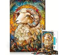 Rompecabezas de 1000 Piezas con diseño de ovejas para Adultos Regalo Ideal para ejercitar la Mente y Relajarse Un Regalo Memorable 38x52cm