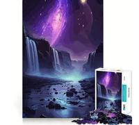 Rompecabezas de 1000 Piezas con diseño de Paisaje Espacial fantástico para Adultos Juego Mental para el hogar Bordes limpios Un Regalo Encantador (38x26cm)