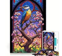Rompecabezas de 1000 Piezas con diseño de pajaritos,Bordes definidos,decoración Creativa,Juguete para desarrollar la Habilidad,Tiempo fácil,diversión, (38x26cm)