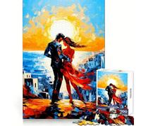 Rompecabezas de 1000 Piezas con diseño de Pareja romántica Junto al mar, Ideal para Adolescentes Un Juguete Que desafía la Mente, Relajante y Divertido Corte preciso Regalo Festivo (50x75cm)