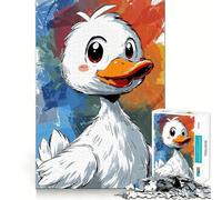 Rompecabezas de 1000 Piezas con diseño de Patito juguetón para Adultos: Mejora la Memoria, Alivia la ansiedad y Decora la Pared con Bordes Afilados (50x75cm)