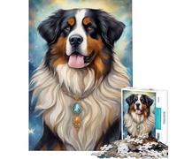 Rompecabezas de 1000 Piezas con diseño de Perro Juego práctico Juguetes adictivos para Cultivar la Paciencia Regalos artísticos decoración del hogar tamaño 75x50cm