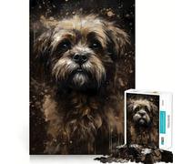 Rompecabezas de 1000 Piezas con diseño de Perro Shih Tzu para Adolescentes Juguete para desarrollar la lógica, Ligero y Relajante Corte preciso Regalo clásico 38x26cm