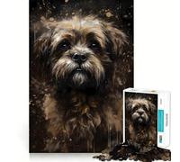 Rompecabezas de 1000 Piezas con diseño de Perro Shih Tzu para Adultos Regalo Ideal para ejercitar la Mente Juguete Divertido y silencioso Diseño para armar 50x75cm