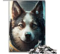 Rompecabezas de 1000 Piezas con diseño de Perro, tamaño 50x75cm, Ideal para el Cerebro y para Relajarse en la adolescencia.