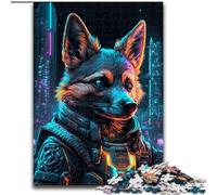 Rompecabezas de 1000 Piezas con diseño de Perro y Humano para Adultos, tamaño 26x38cm, Ideal para Adolescentes y coleccionistas, Ideal como decoración del hogar y Regalo de Viaje.